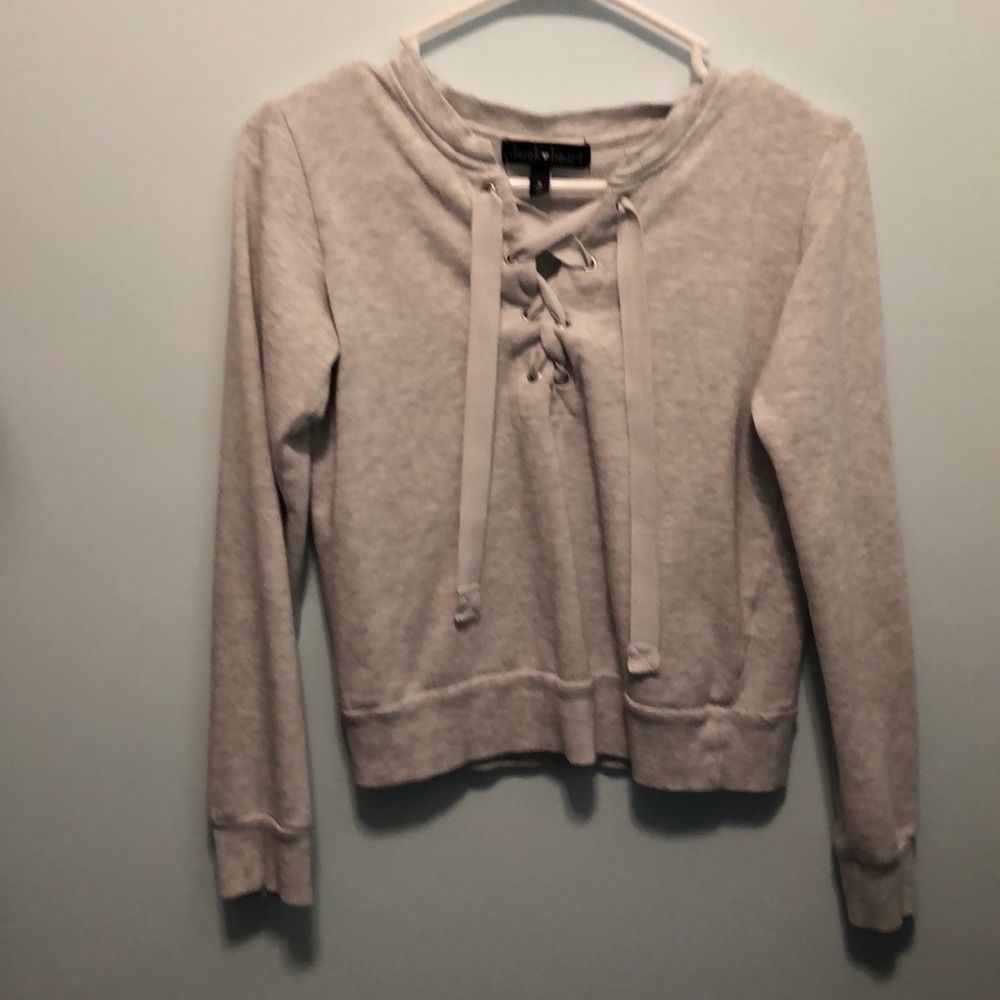 Sweatshirt crop top
